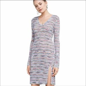 BCBG MAXAZRIA MACKI CHEVRON DRESS